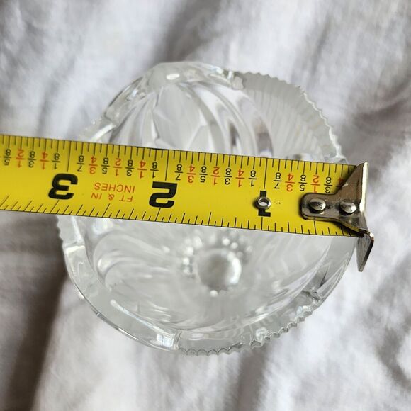 Novelette Precious Lead Crystal Vase With Over 24% PbO Beyer Made In W. Germany - Picture 9 of 12